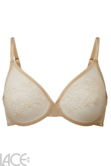 Gossard Glossies Lace Beha E-J cup NUDE - Lace-Lingerie.nl