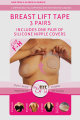 Bye Bra - Plak bh tape F-H cup met lichte silicone tepelbedekkers