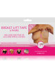 Bye Bra - Plak bh tape D-F cup met lichte silicone tepelbedekkers