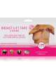 Bye Bra - Plak bh tape F-H cup met lichte silicone tepelbedekkers