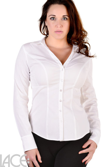 LACE Design - Luxury Classic Shirt Blouse F-H cup