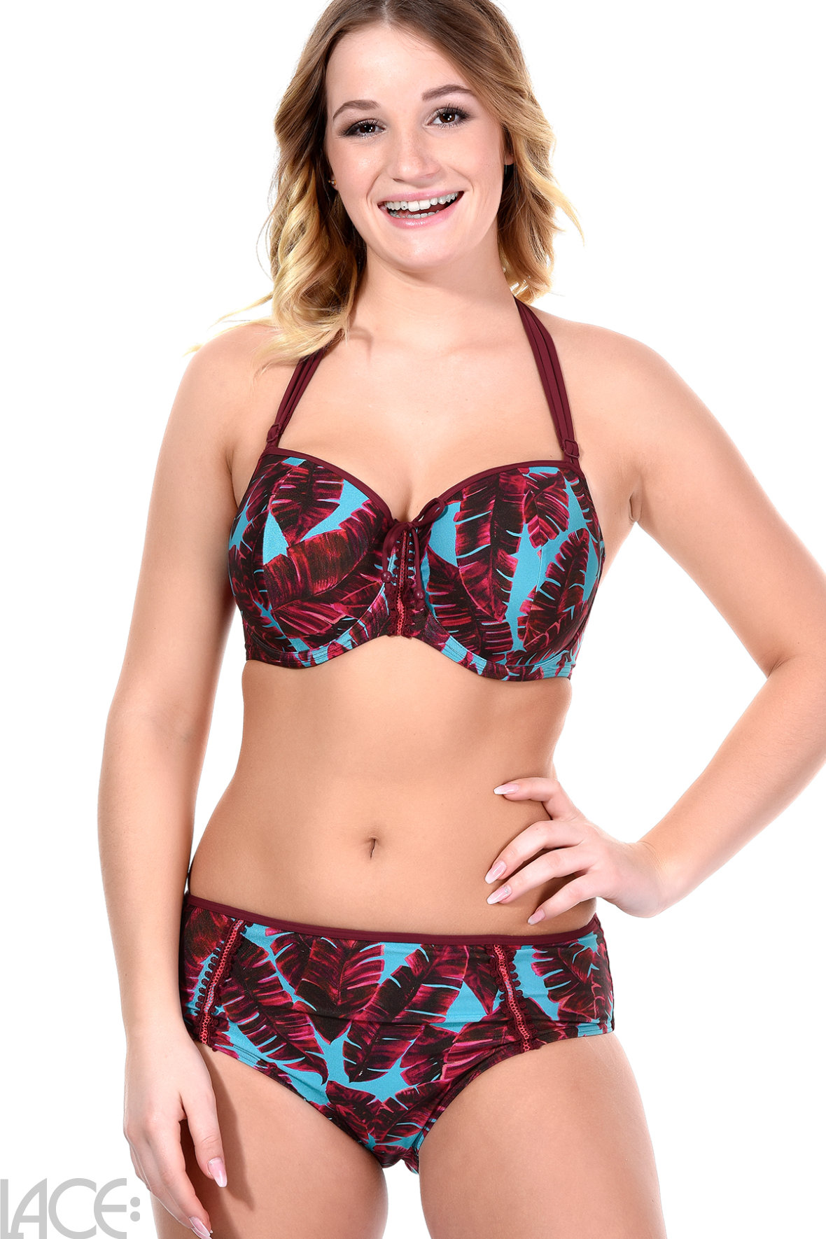 Beste PrimaDonna Swim Palm Springs Bikini tailleslip PINK FLAVOR – Lace YC-83