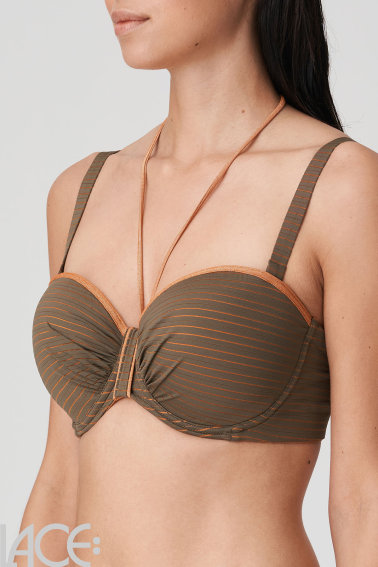 PrimaDonna Swim - Marquesas Bandeau bikini beha met afneembare bandjes E-G cup