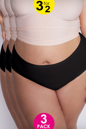 Julimex - 3-Pack - Tailleslip - Plus Size - Julimex 01 Julimex - 3-Pack - Tailleslip - Plus Size - Julimex 01