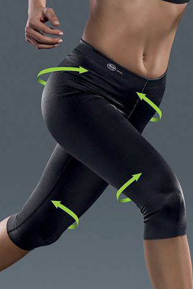 Anita - Sport Tights - Capri Massaging