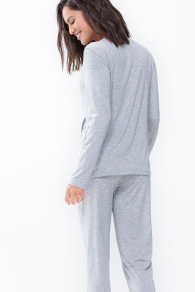 Mey - Sleepy & Easy Pyjamatop met lange mouwen