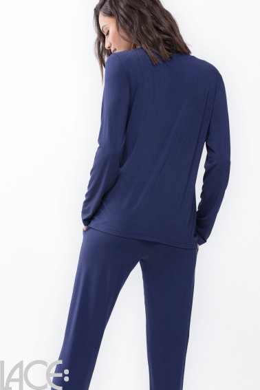 Mey - Sleepy & Easy Pyjamatop met lange mouwen