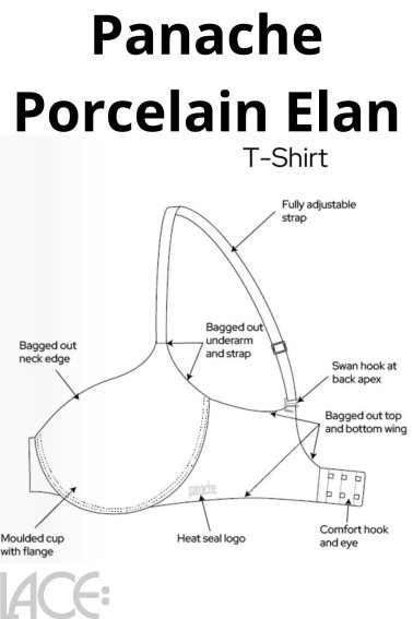Panache Lingerie - Porcelain Elan T- Shirt Beha F-K cup