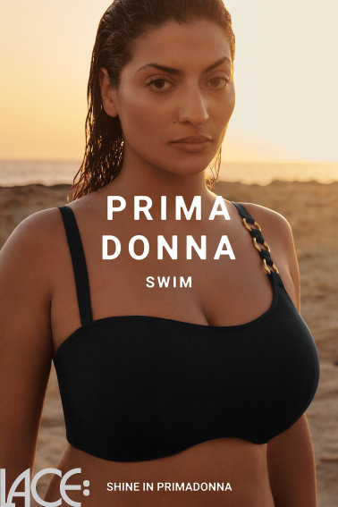 PrimaDonna Swim - Damietta Bandeau bikini beha met een afneembaar bandje E-G cup