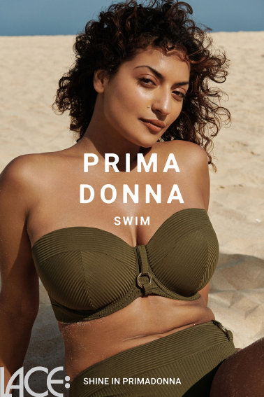 PrimaDonna Swim - Sahara Bandeau bikini beha met afneembare bandjes E-G cup