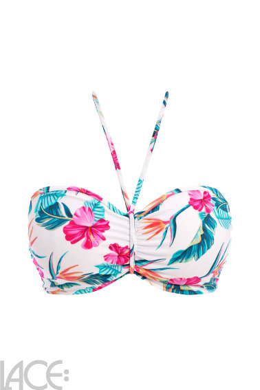 Freya Swim - Palm Paradise Bandeau bikini bh met afneembare bandjes E-I cup
