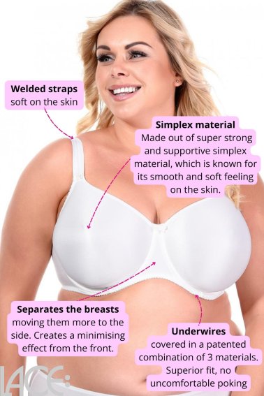 PrimaDonna Lingerie - Satin Beha - Voorgevormde cups D-H cup