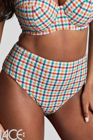Panache Swim - Seersucker Bikini tailleslip