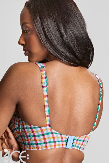 Panache Swim - Seersucker Bikini Bandeau Beha G-K cup