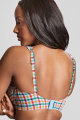 Panache Swim - Seersucker Bikini Bandeau Beha G-K cup
