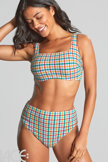 Panache Swim - Seersucker Bikini Beha Bandeau G-K cup