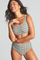 Panache Swim - Seersucker Bikini Beha Bandeau G-K cup