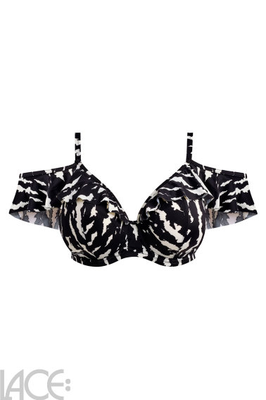 Elomi Swim - Echo Shell Bikini Beha Plunge met ruches aan de bandjes G-K cup