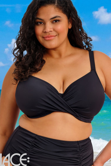 Elomi Swim - Plain Sailing Bikini Beha Plunge en wikkeldesign I-N cup