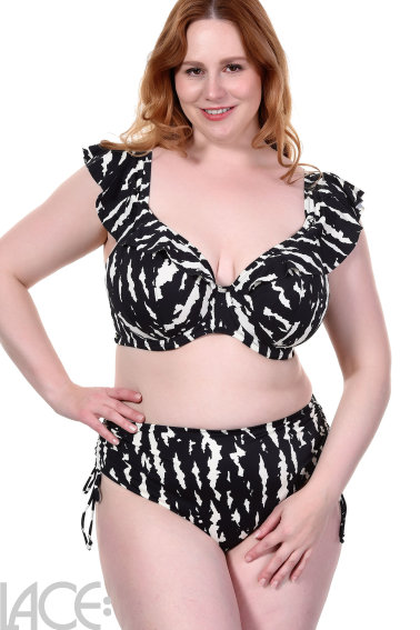 Elomi Swim - Echo Shell Bikini Beha Plunge met ruches aan de bandjes G-K cup