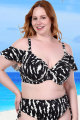 Elomi Swim - Echo Shell Bikini Beha Plunge met ruches aan de bandjes G-K cup
